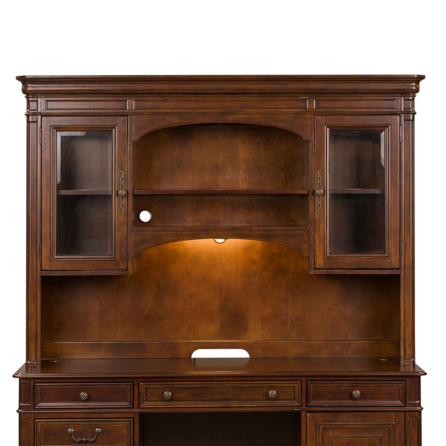 Brayton Manor Jr Executive Credenza Hutch