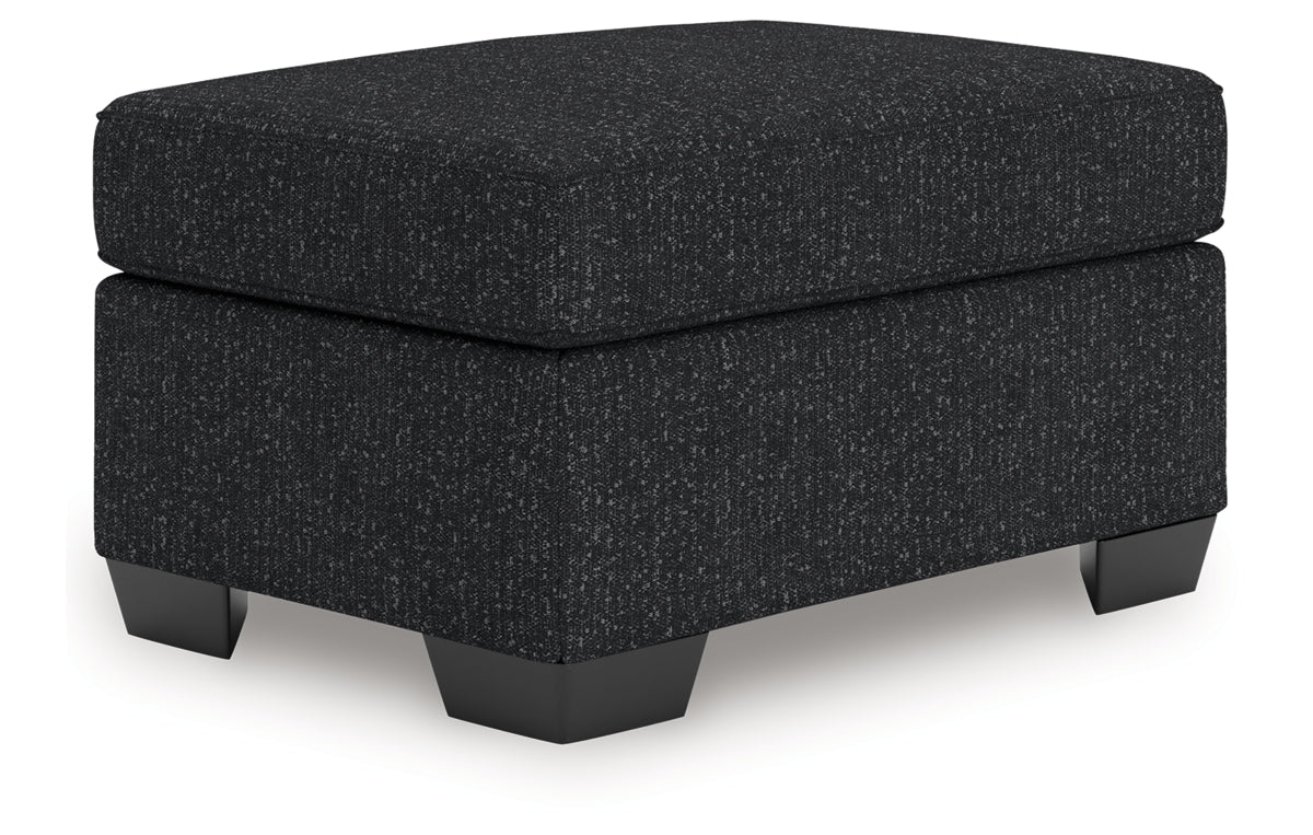 Jasmine Peaks Ottoman