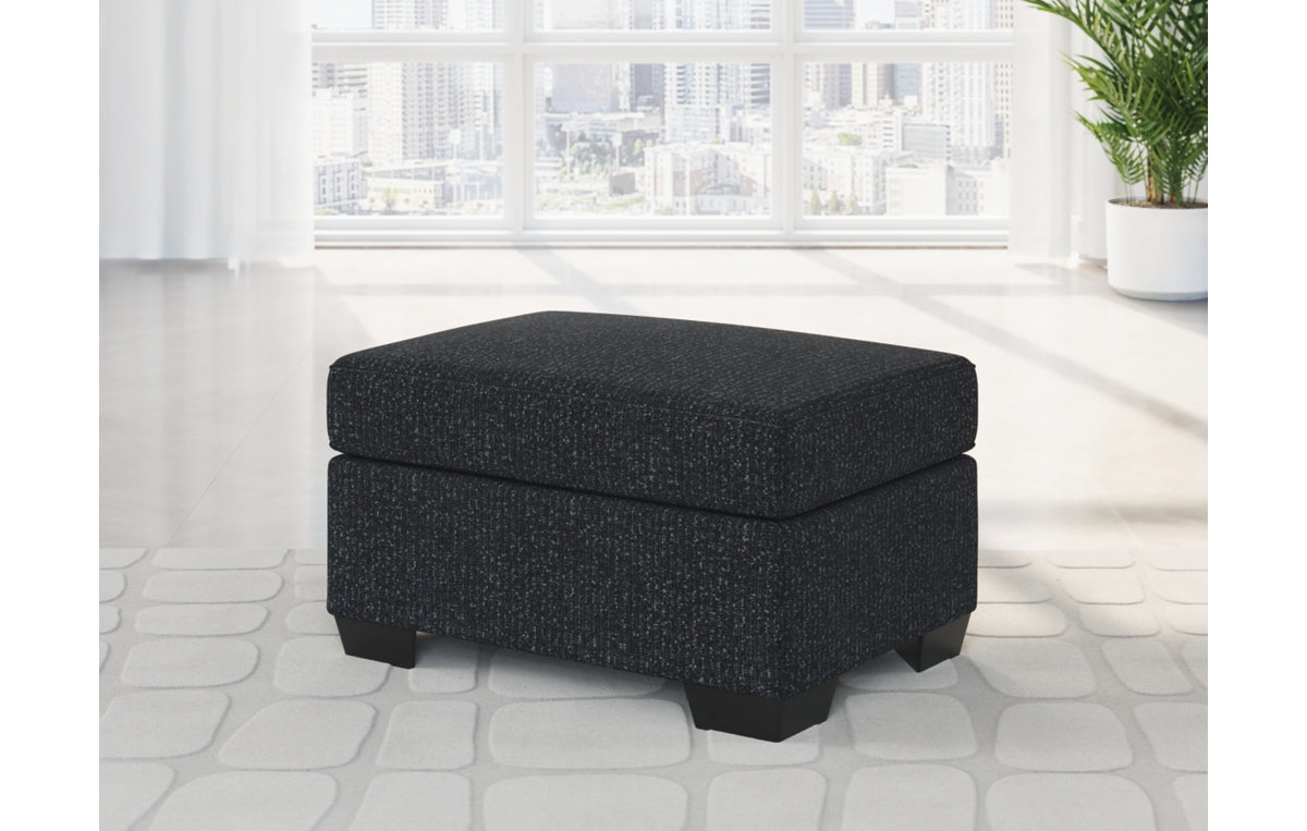 Jasmine Peaks Ottoman