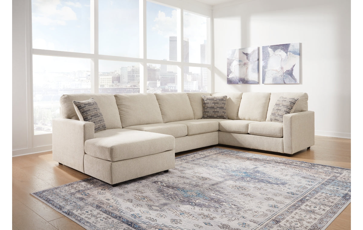 Edenfield 3-Piece Sectional with Chaise