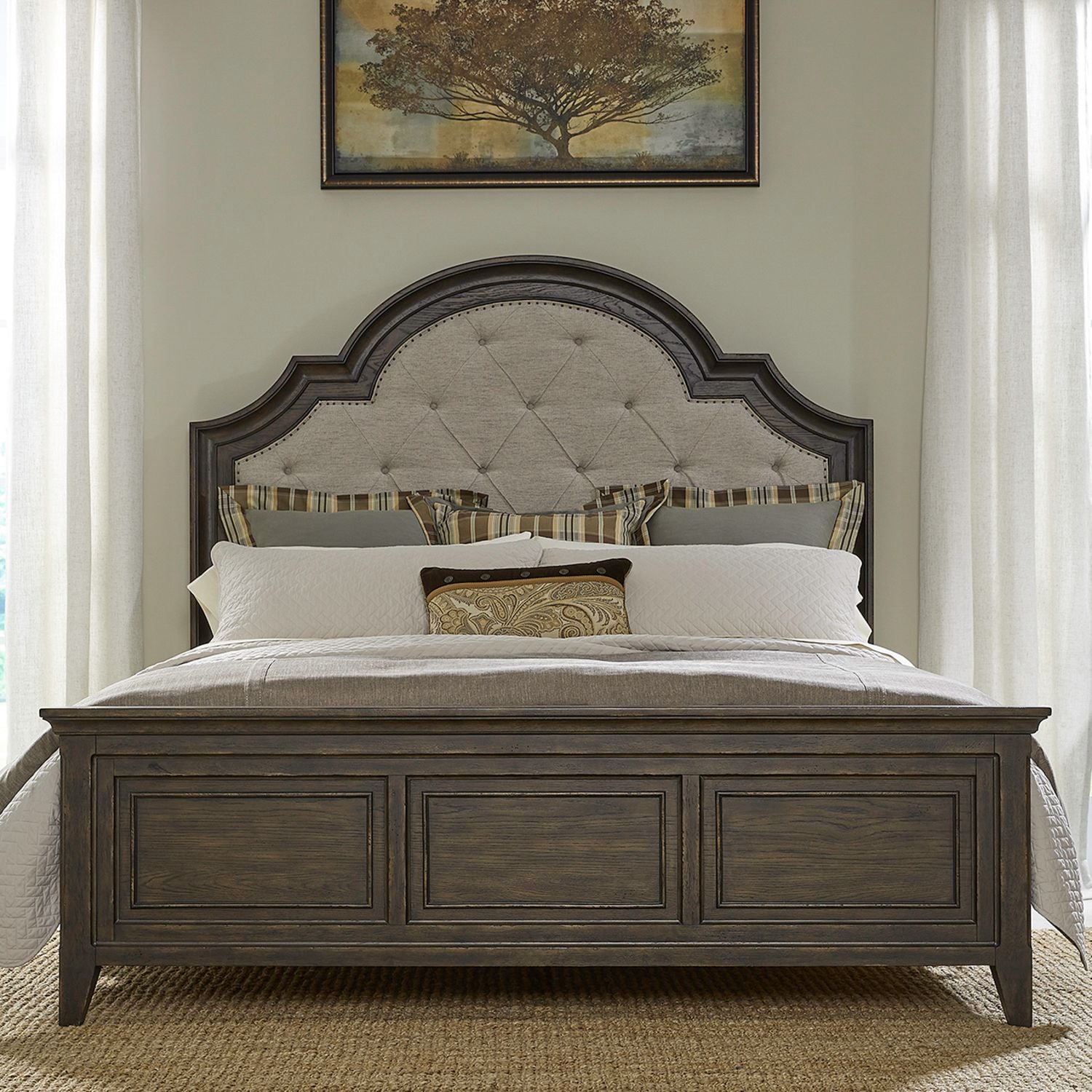 Paradise Valley King California Upholstery Bed
