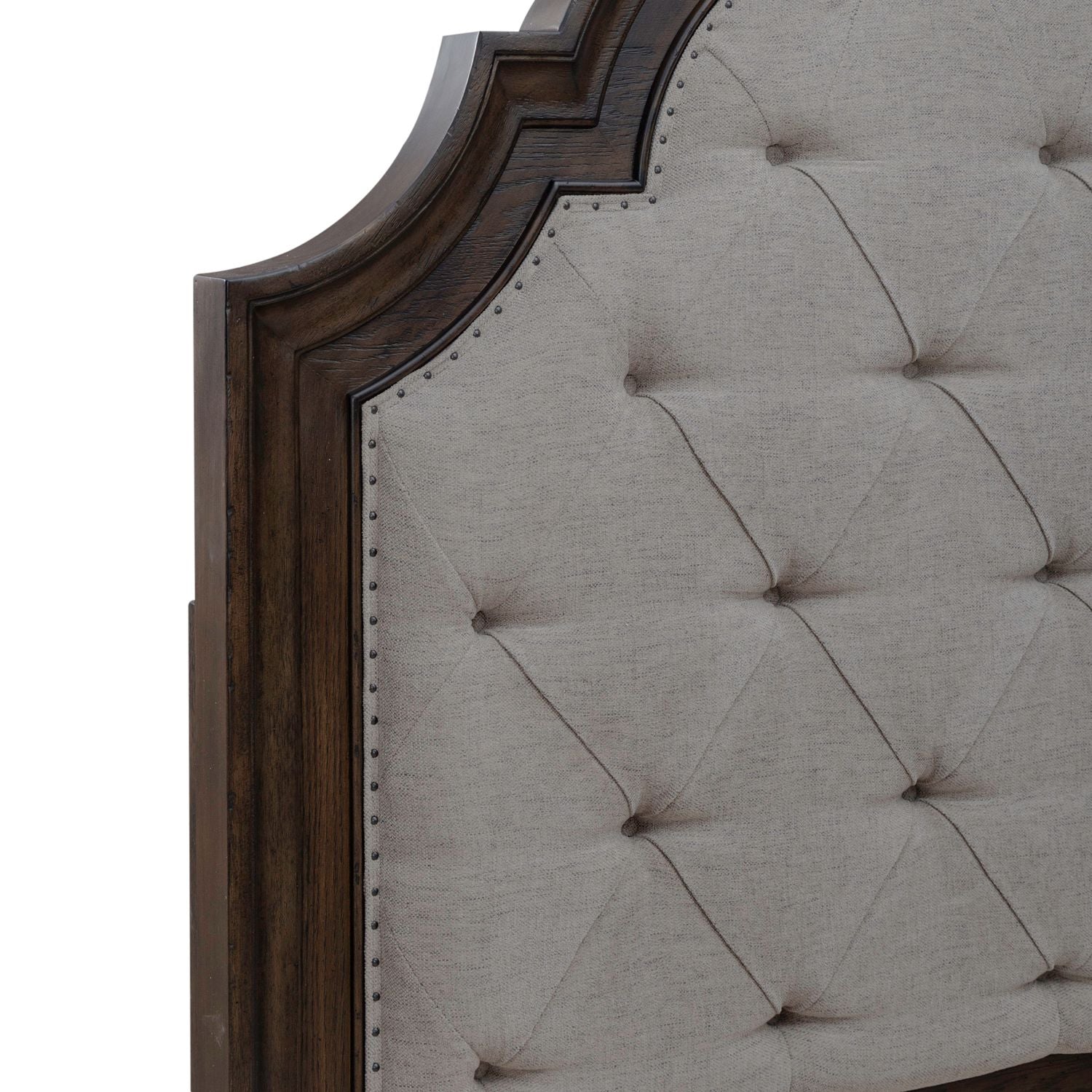 Paradise Valley Queen Upholstery Arched Panel Headboard