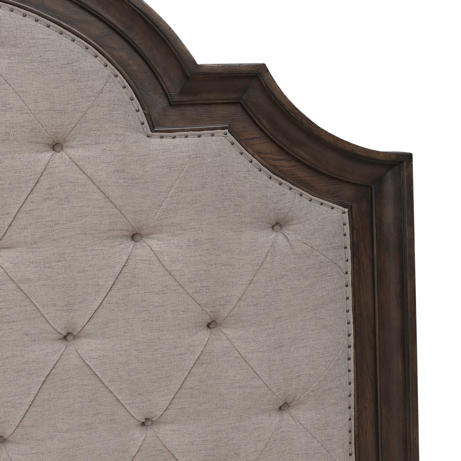 Paradise Valley King Upholstery Arched Panel Headboard