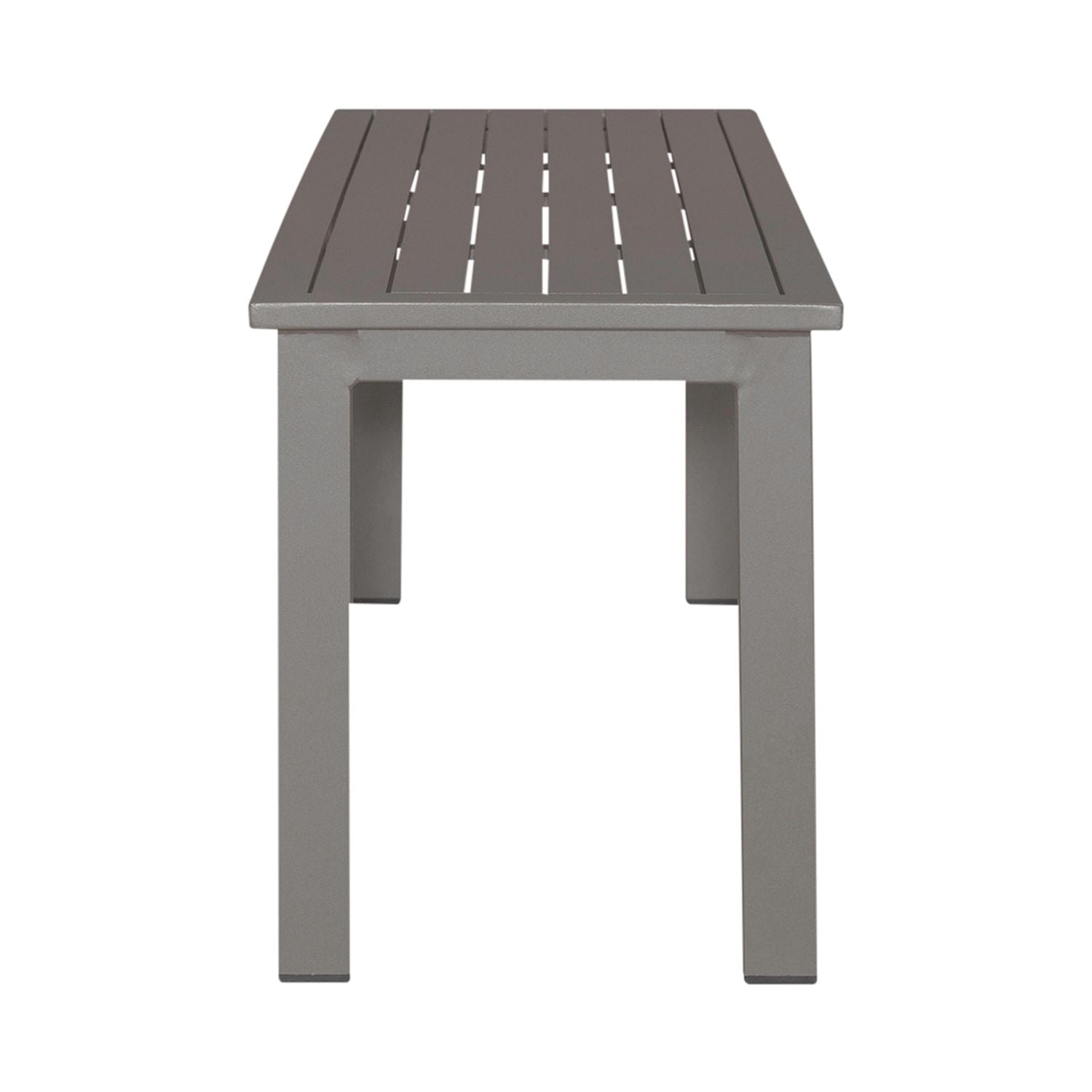 Plantation Key Outdoor Dining Bench - Granite