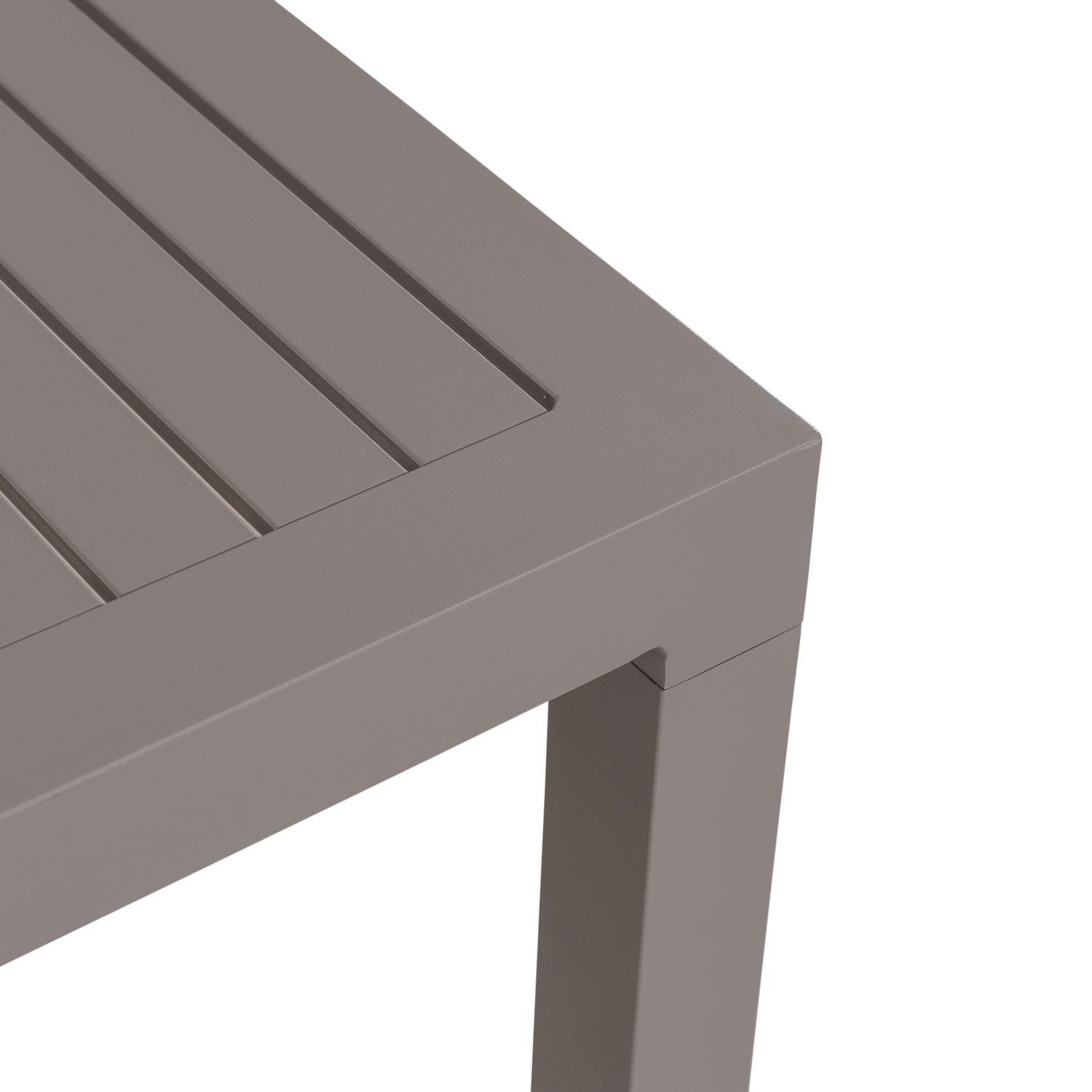 Plantation Key Outdoor Rectangular Leg Table - Granite