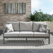 Plantation Key Outdoor Sofa - Granite