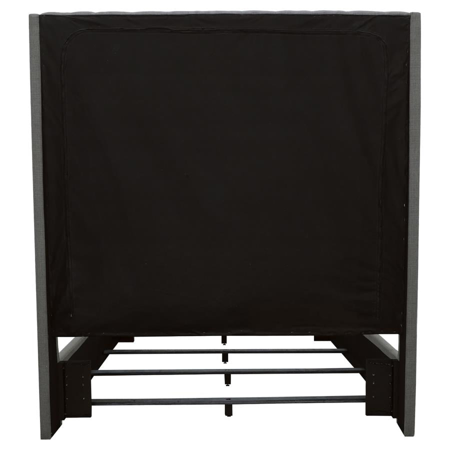Camille Upholstered Queen Panel Bed Grey