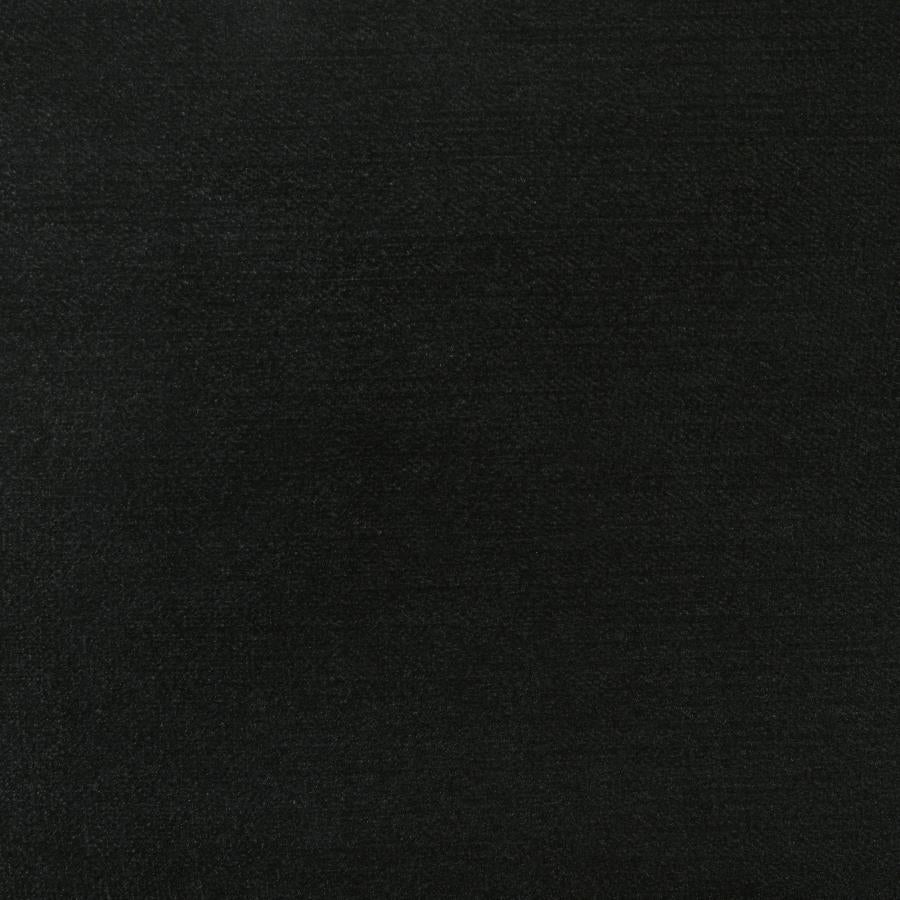Barzini Upholstered Eastern King Wingback Bed Black