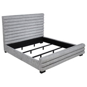 Patricia 58-inch Boucle Upholstered Eastern King Bed Grey