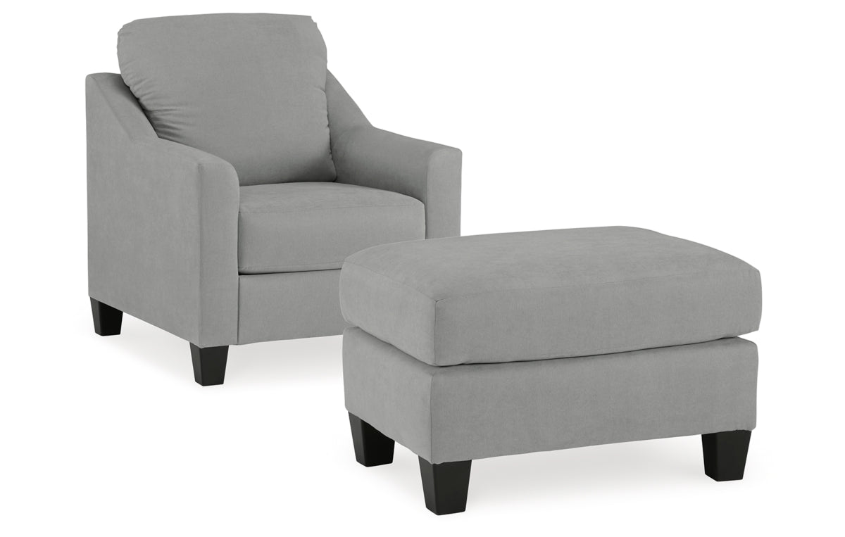 Adlai Chair and Ottoman
