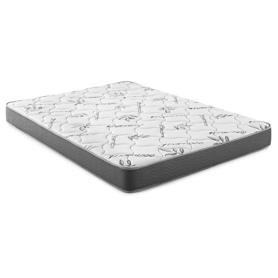 Fultonville Metal Twin Tent Bed with 7-inch Mattress Pink