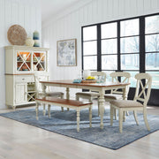 Ocean Isle Opt 6 Piece Rectangular Table Set