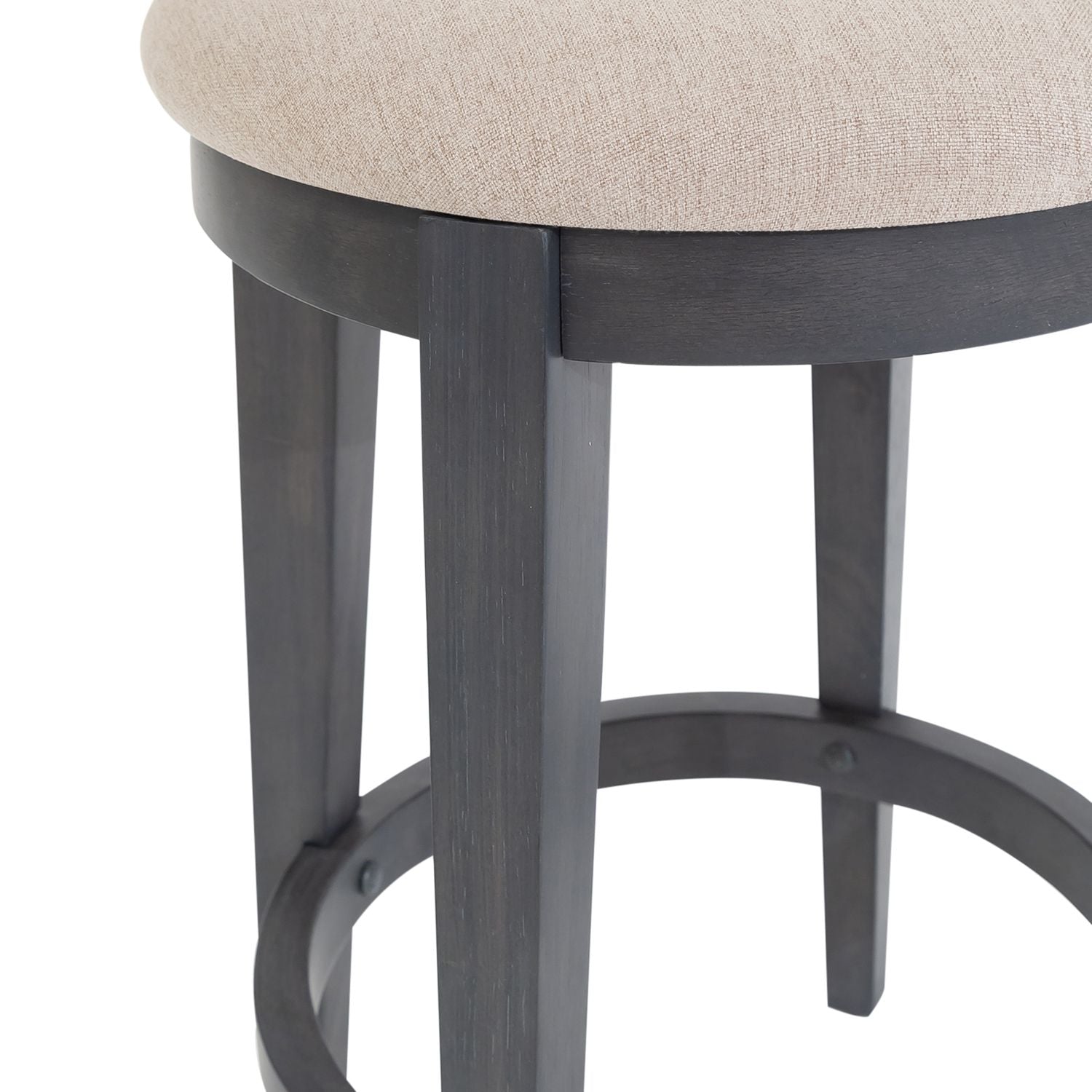 Ocean Isle Upholstery Console Stool
