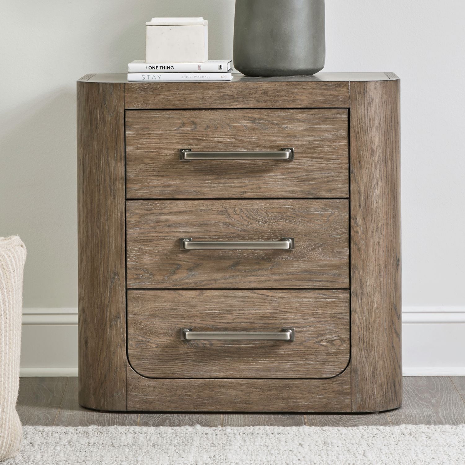 South Bend Nightstand with Charging Station