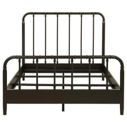 Rocco All Wood Water Pipe Open Frame Eastern King Bed Dark Bronze