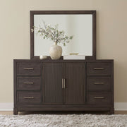 Modern Edge Dresser & Mirror