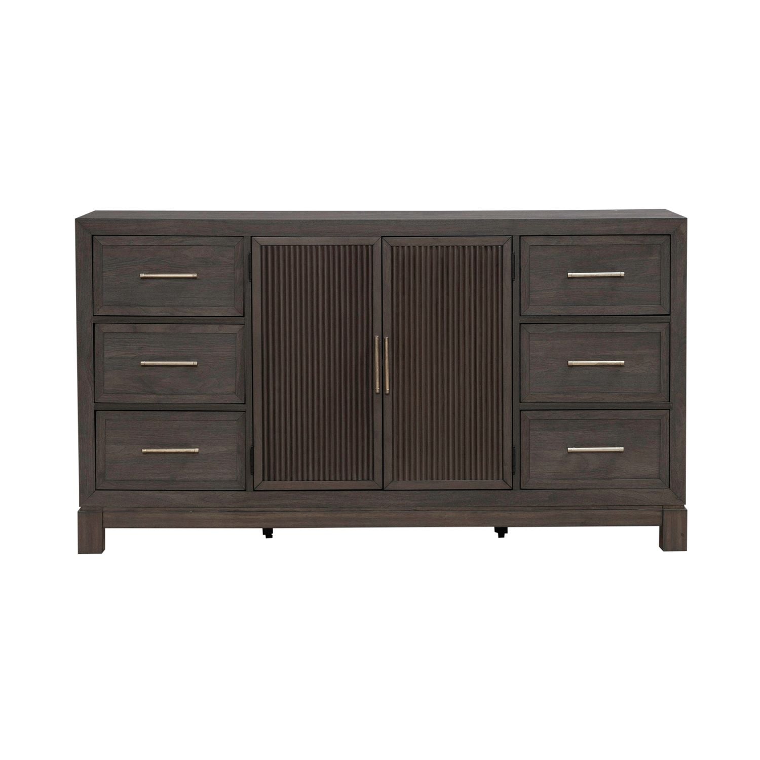 Modern Edge 2 Door 6 Drawer Dresser