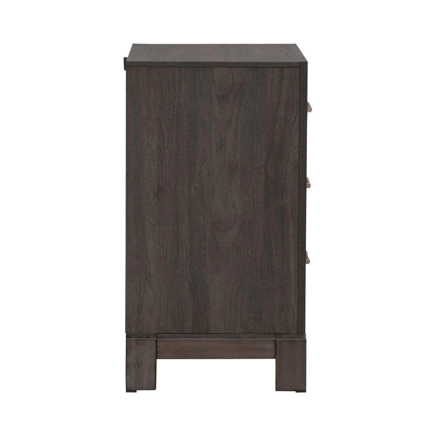 Modern Edge Nightstand with Charging Station