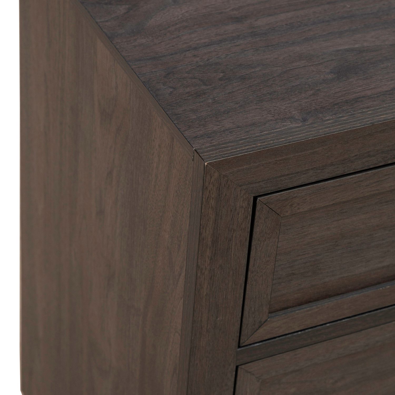 Modern Edge Nightstand with Charging Station