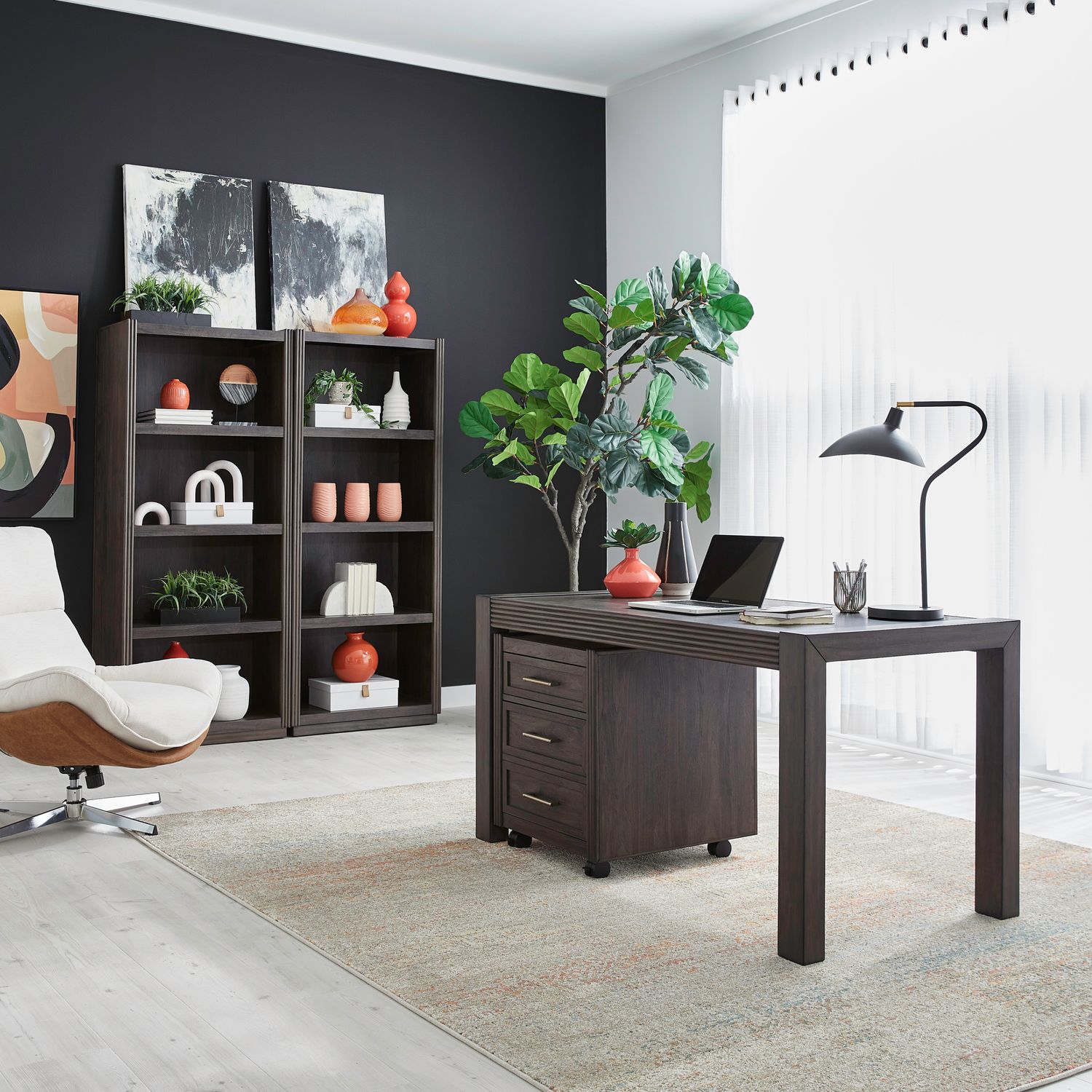 Modern Edge 4 Piece Desk Set
