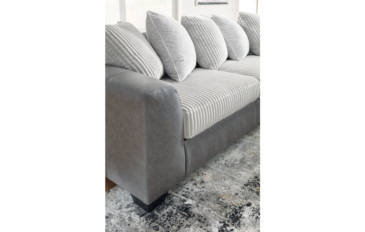 Clairette Court 2-Piece Sectional with Chaise