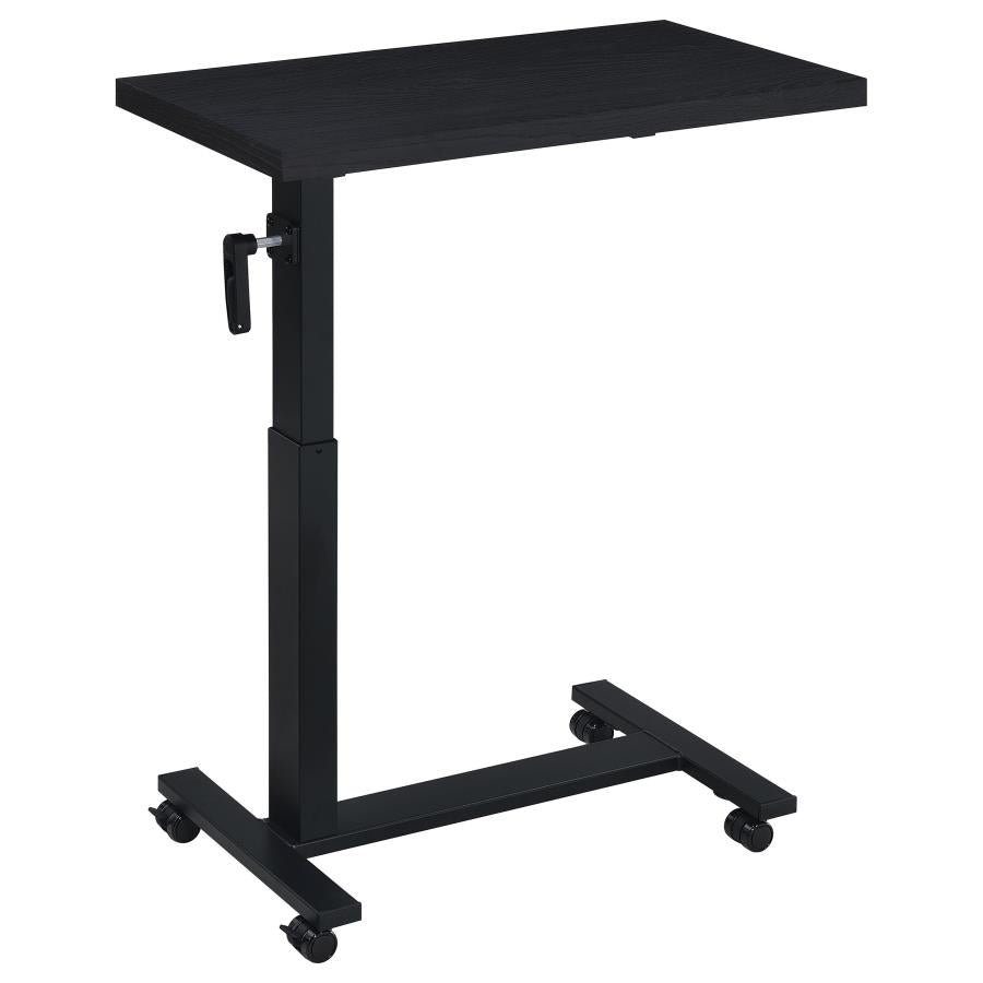 Westpark Height Adjustable Mobile Bedroom C-Table Black