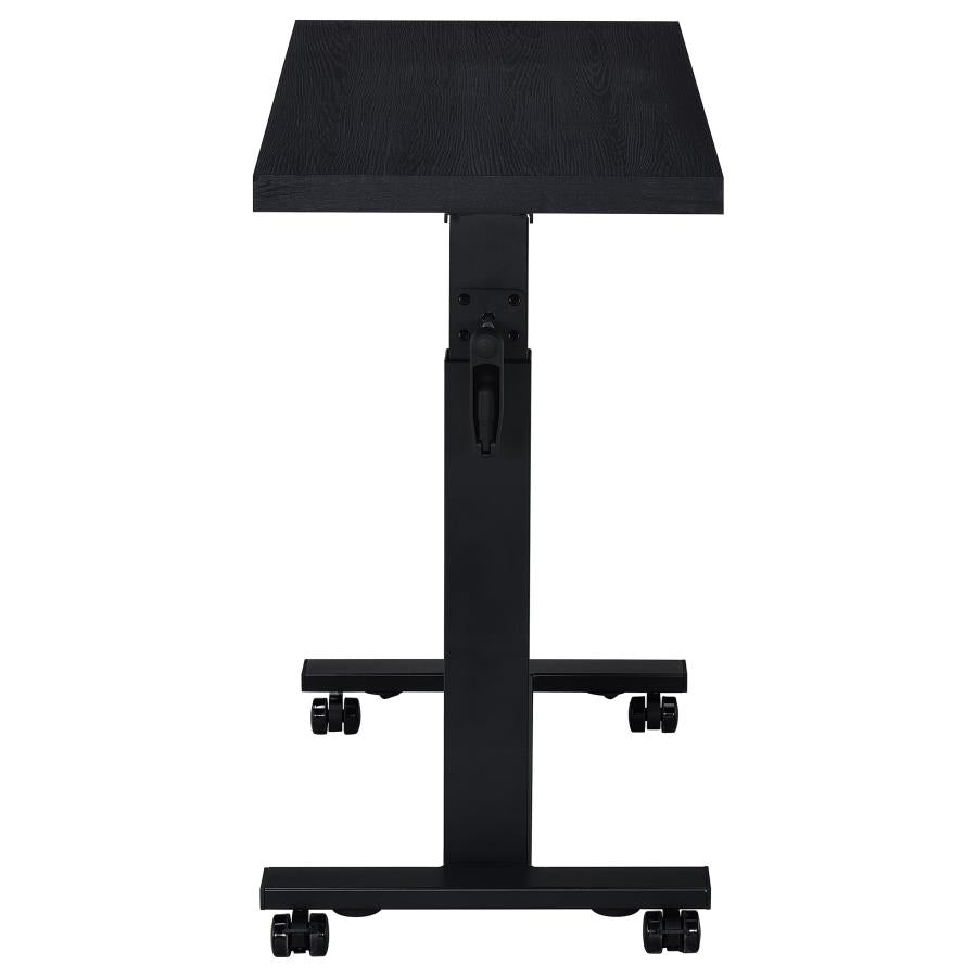 Westpark Height Adjustable Mobile Bedroom C-Table Black