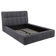 Nollet 48-inch Upholstered California King Platform Bed Grey