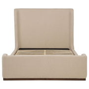 Nala Queen Fabric Upholstered Platform Bed Tan