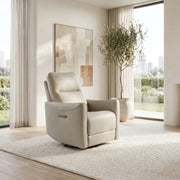 Remi Triple Power Swivel Glide Recliner