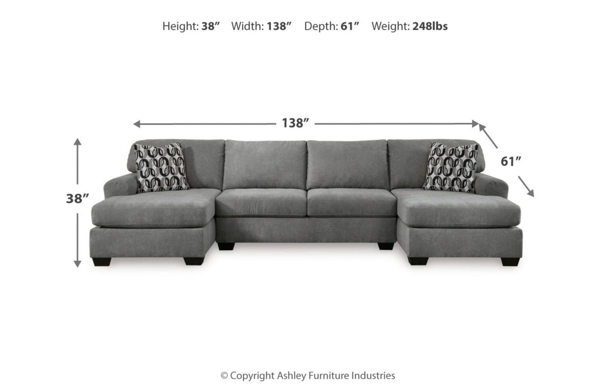 Birkdale Court 3-Piece Sectional