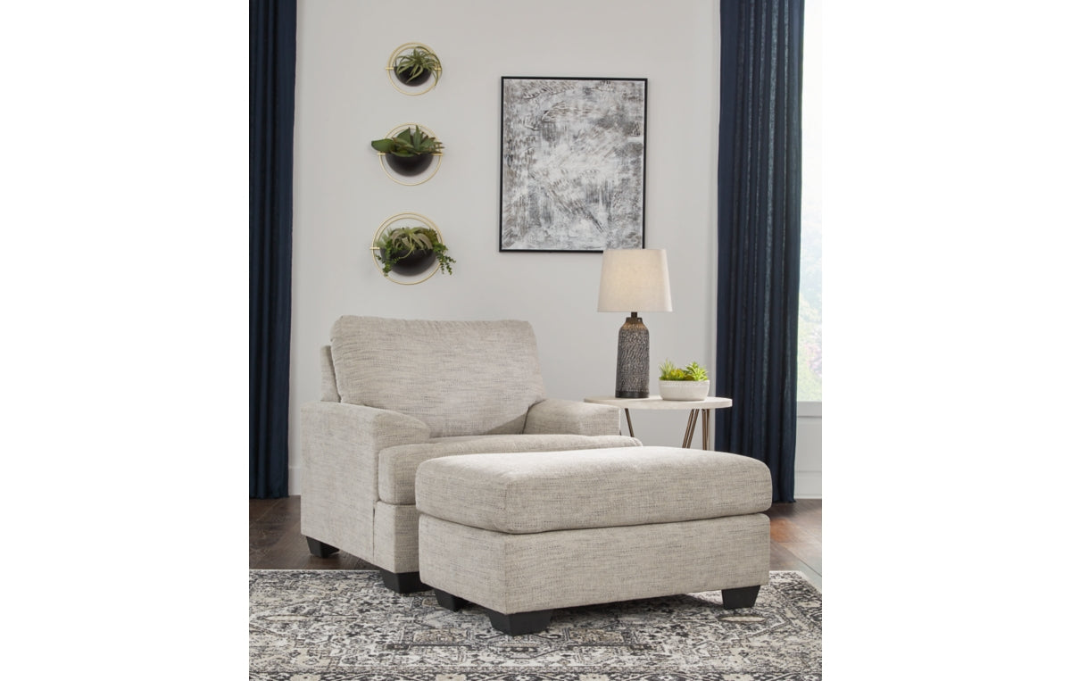 Vayda Chair and Ottoman