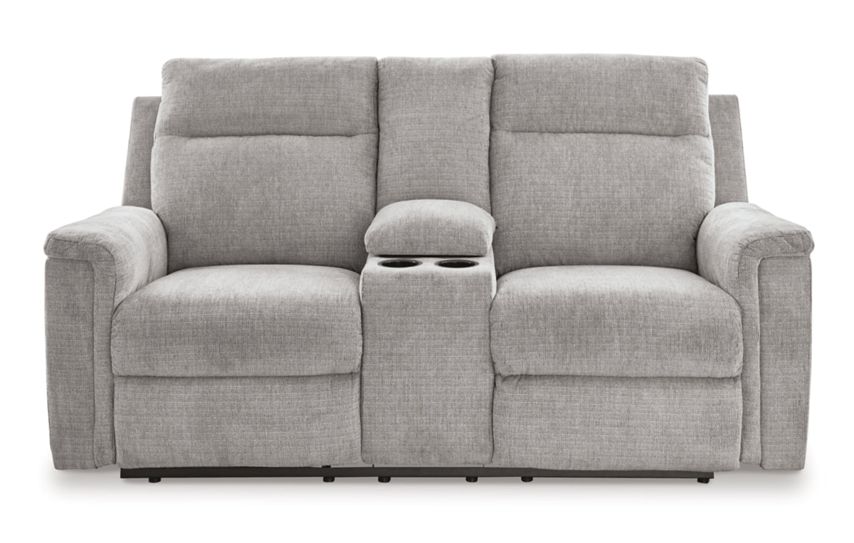 Barnsana Power Reclining Loveseat with Console