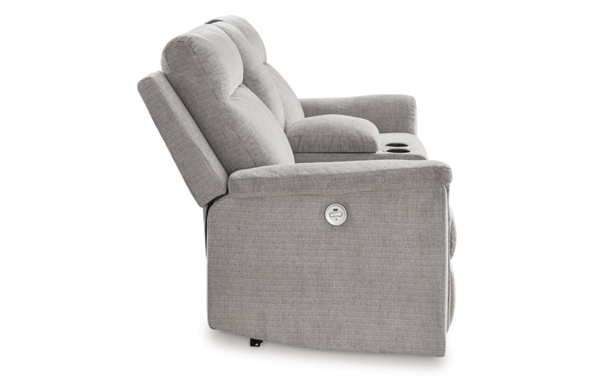 Barnsana Power Reclining Loveseat with Console
