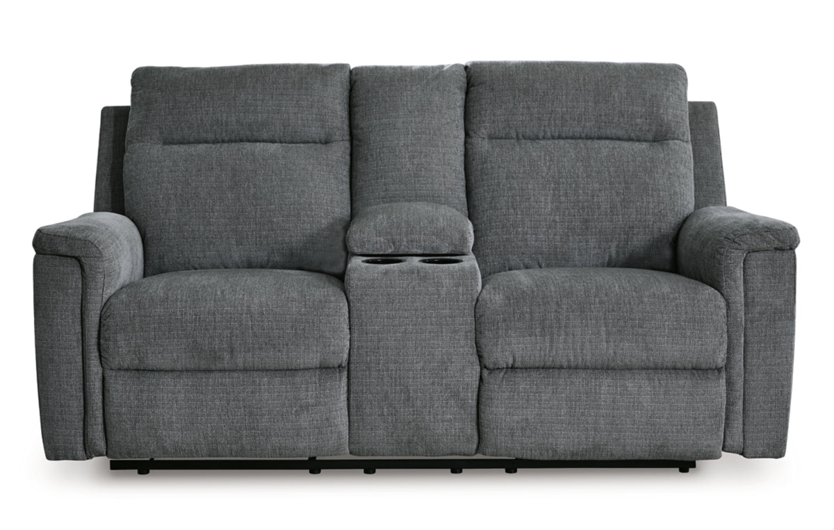 Barnsana Power Reclining Loveseat with Console