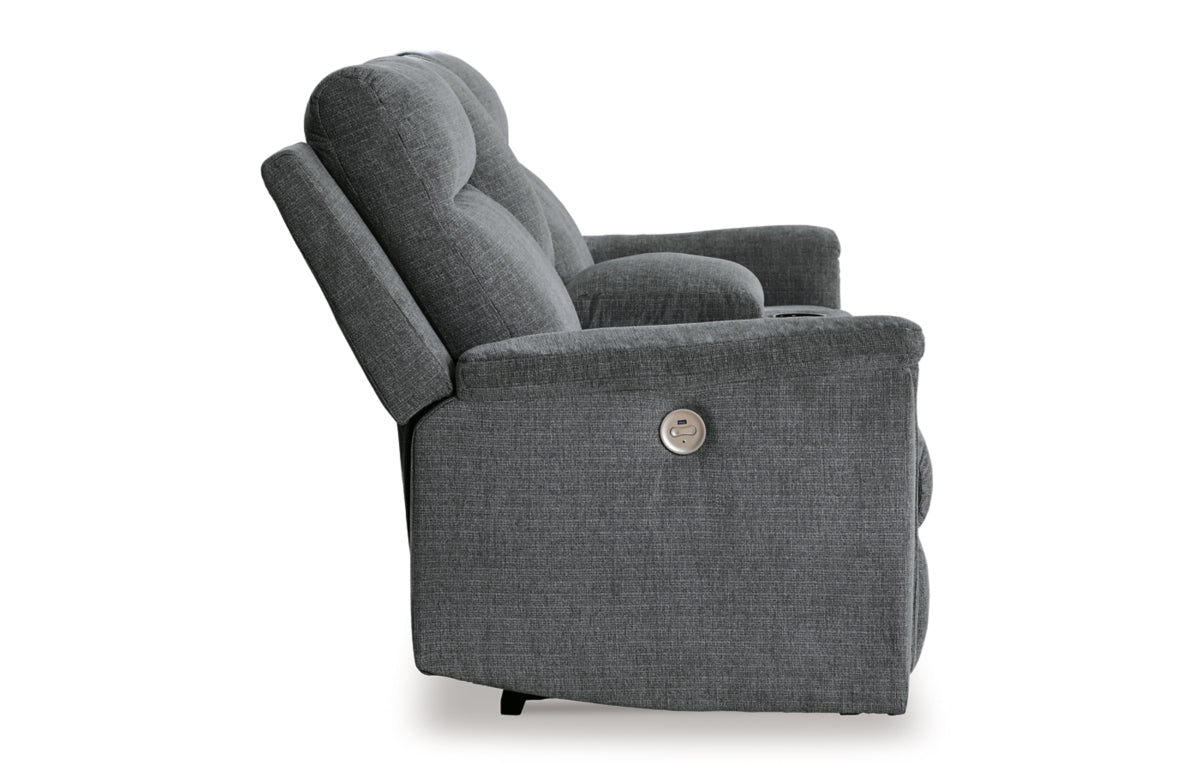 Barnsana Power Reclining Loveseat with Console