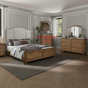 Harrison Heights King Shelter Bed, Dresser & Mirror