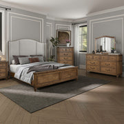 Harrison Heights Queen Shelter Bed, Dresser & Mirror, Chest