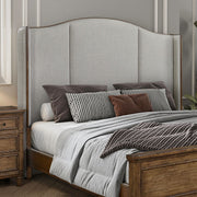 Harrison Heights Queen Upholstery Shelter Headboard