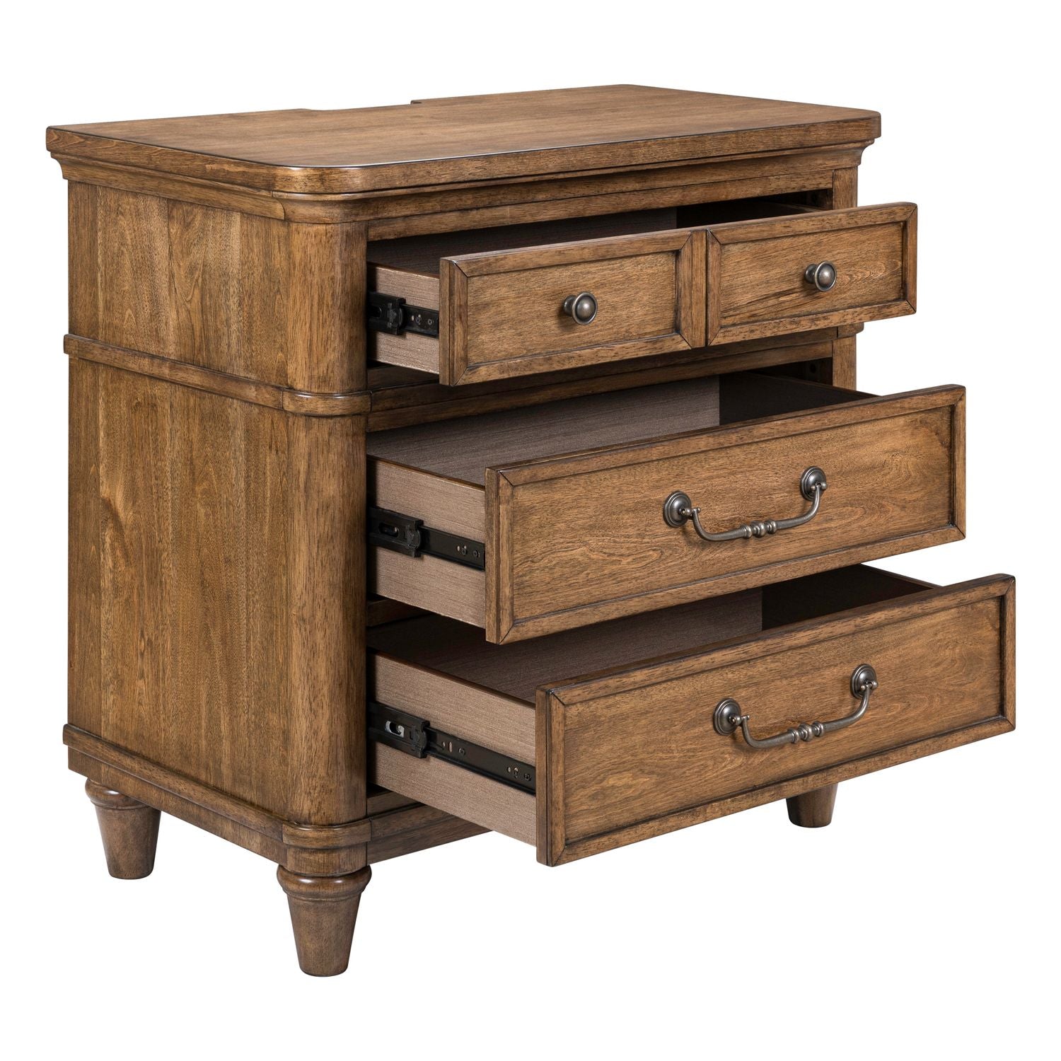 Harrison Heights Nightstand with Charging Station