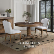 Harrison Heights 5 Piece Pedestal Table Set