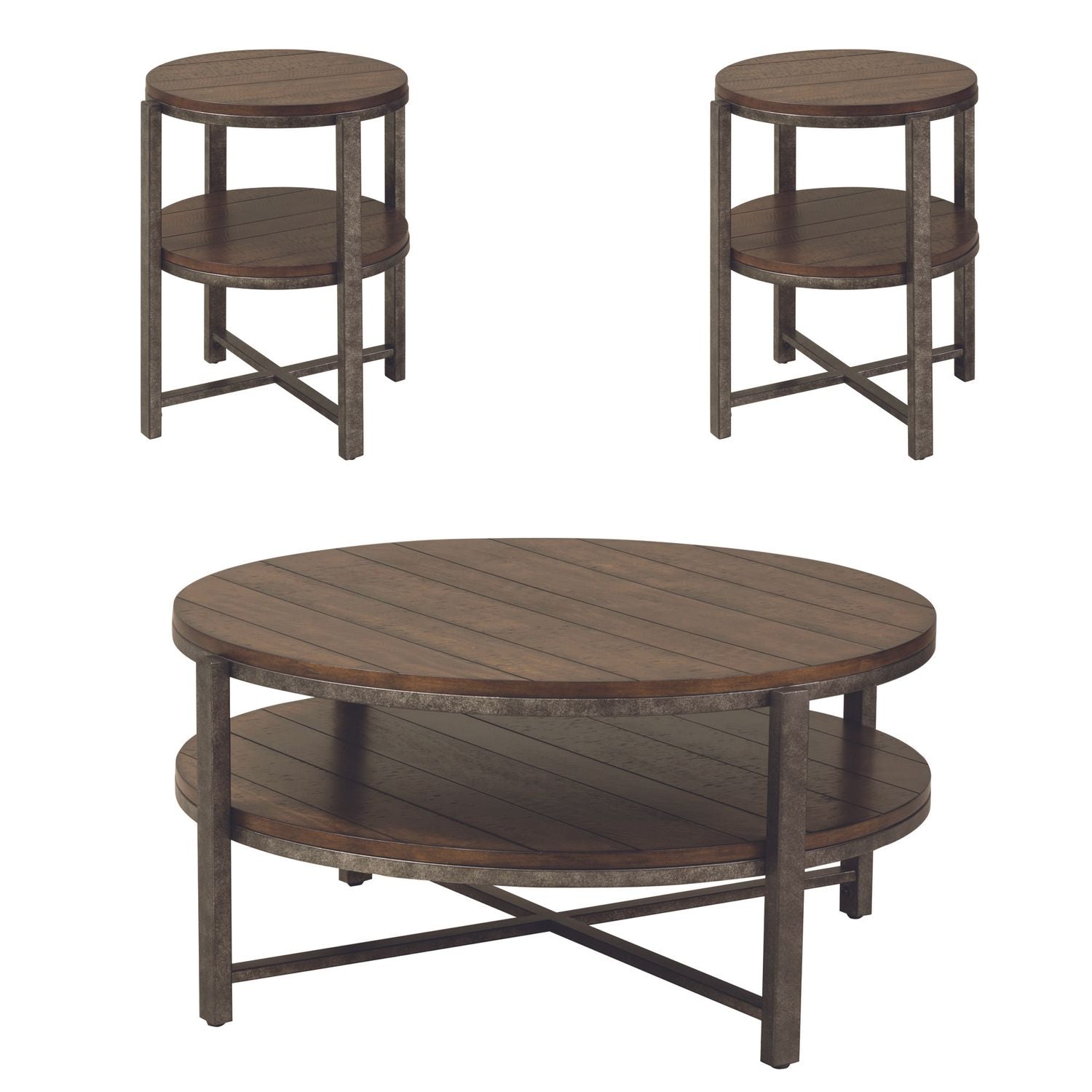 Breckinridge 3 Piece Set (1-Cocktail 2-End Tables)