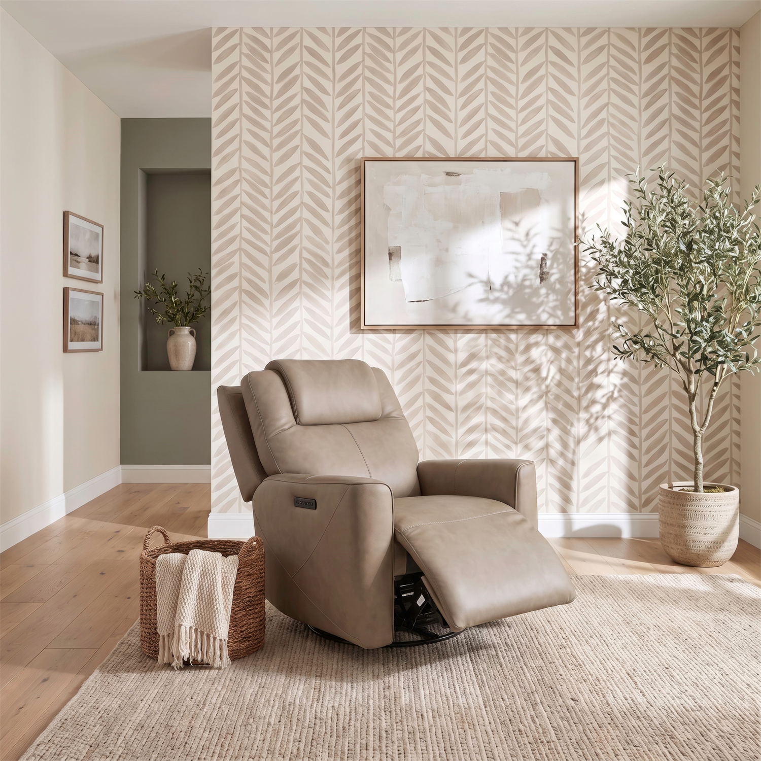 Rosalie Triple Power Swivel Glide Zero Gravity Recliner