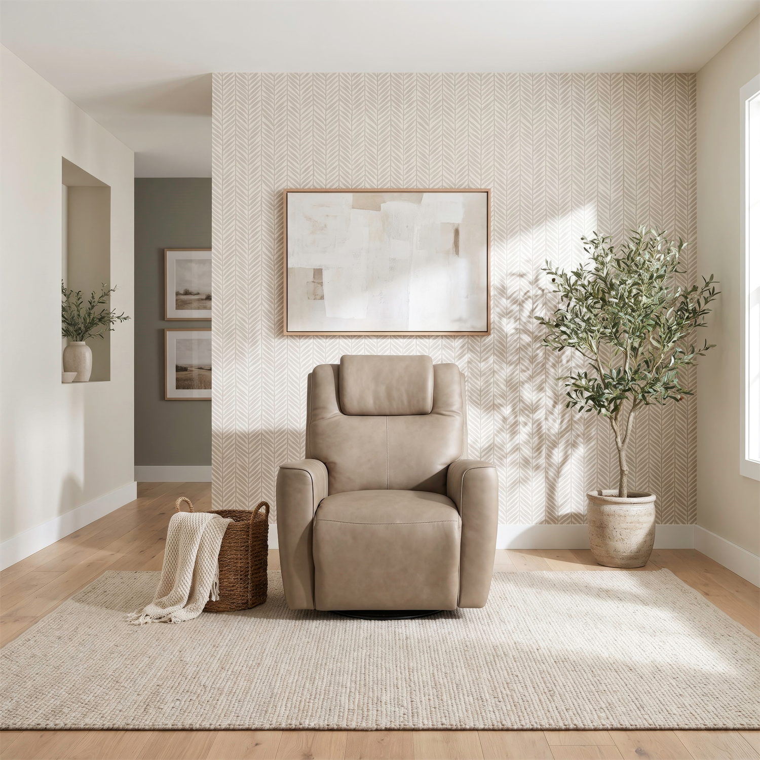 Rosalie Triple Power Swivel Glide Zero Gravity Recliner