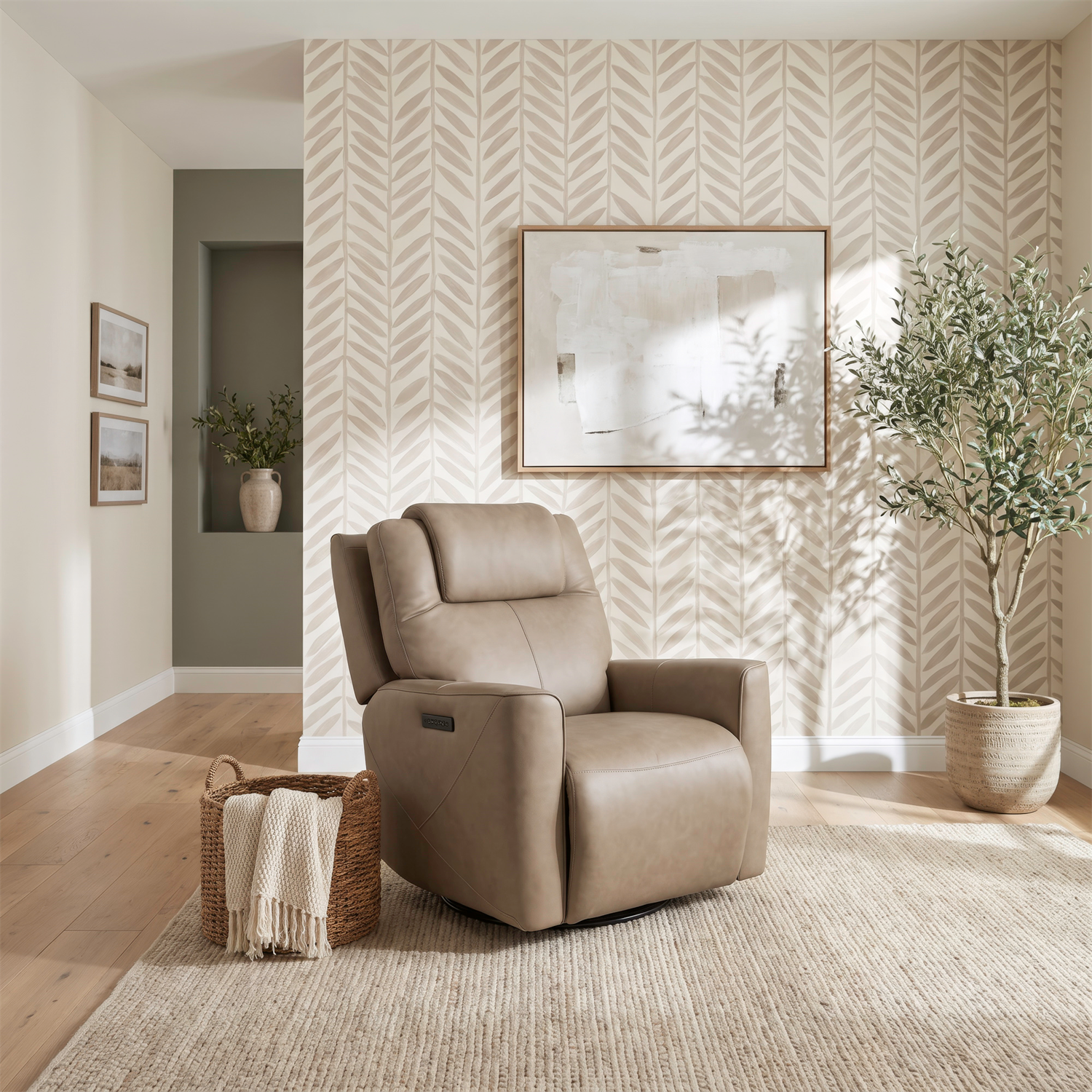 Rosalie Triple Power Swivel Glide Zero Gravity Recliner