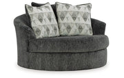 Biddeford Oversized Swivel Accent Chair