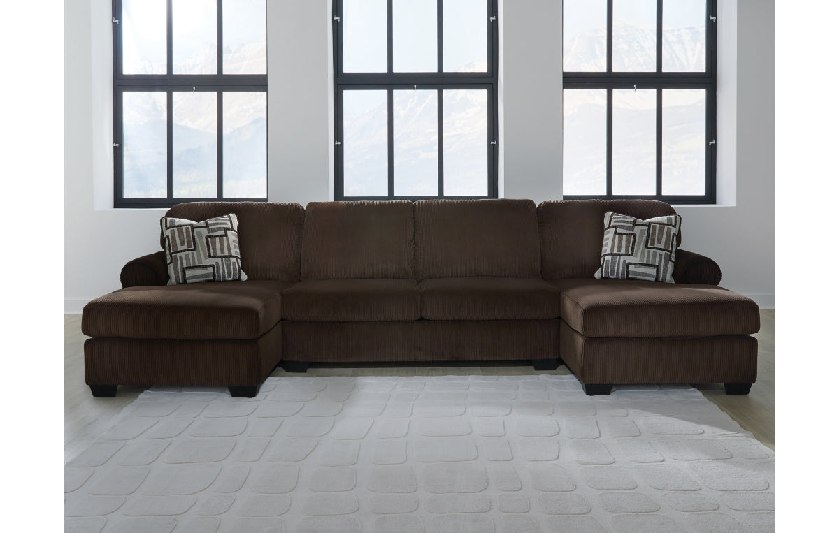 Kimlee 3-Piece Sectional with Double Chaise
