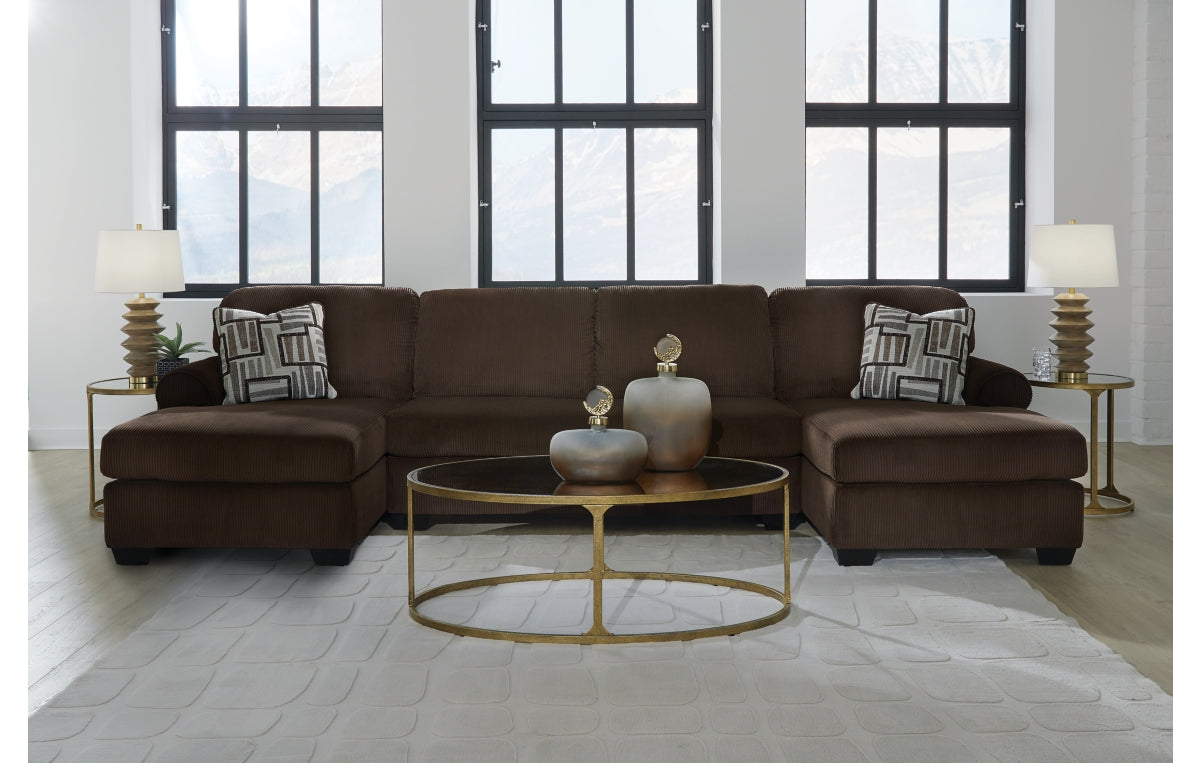 Kimlee 3-Piece Sectional with Double Chaise