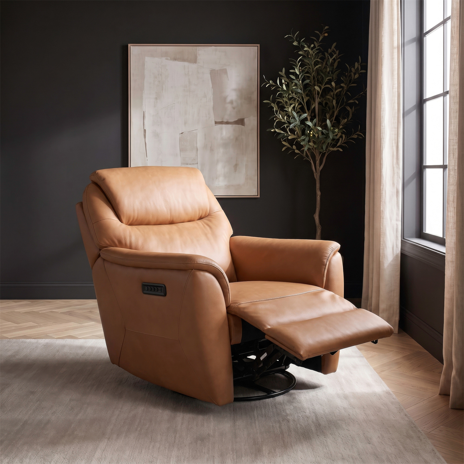 Romy Triple Power Swivel Glide Zero Gravity Recliner