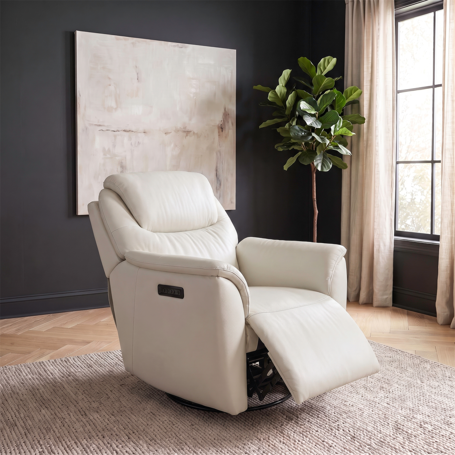 Romy Triple Power Swivel Glide Zero Gravity Recliner